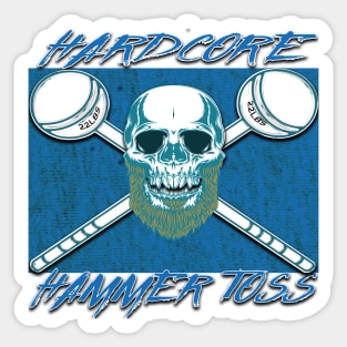 Hardcore Hammer Toss Sticker